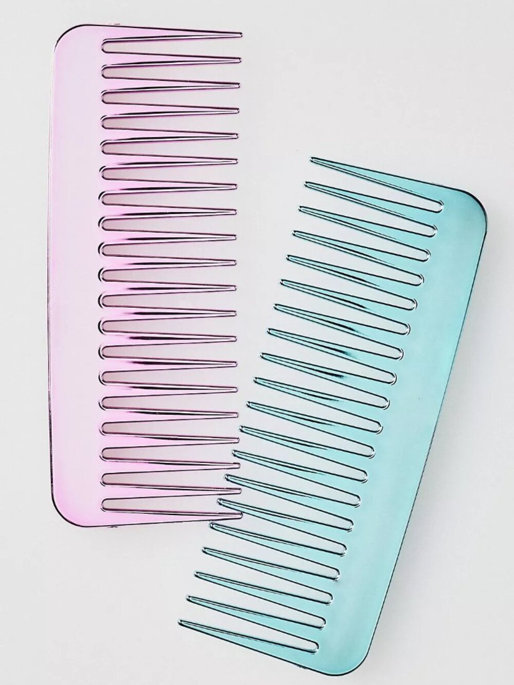Anthropologie Chrome Comb, Pink